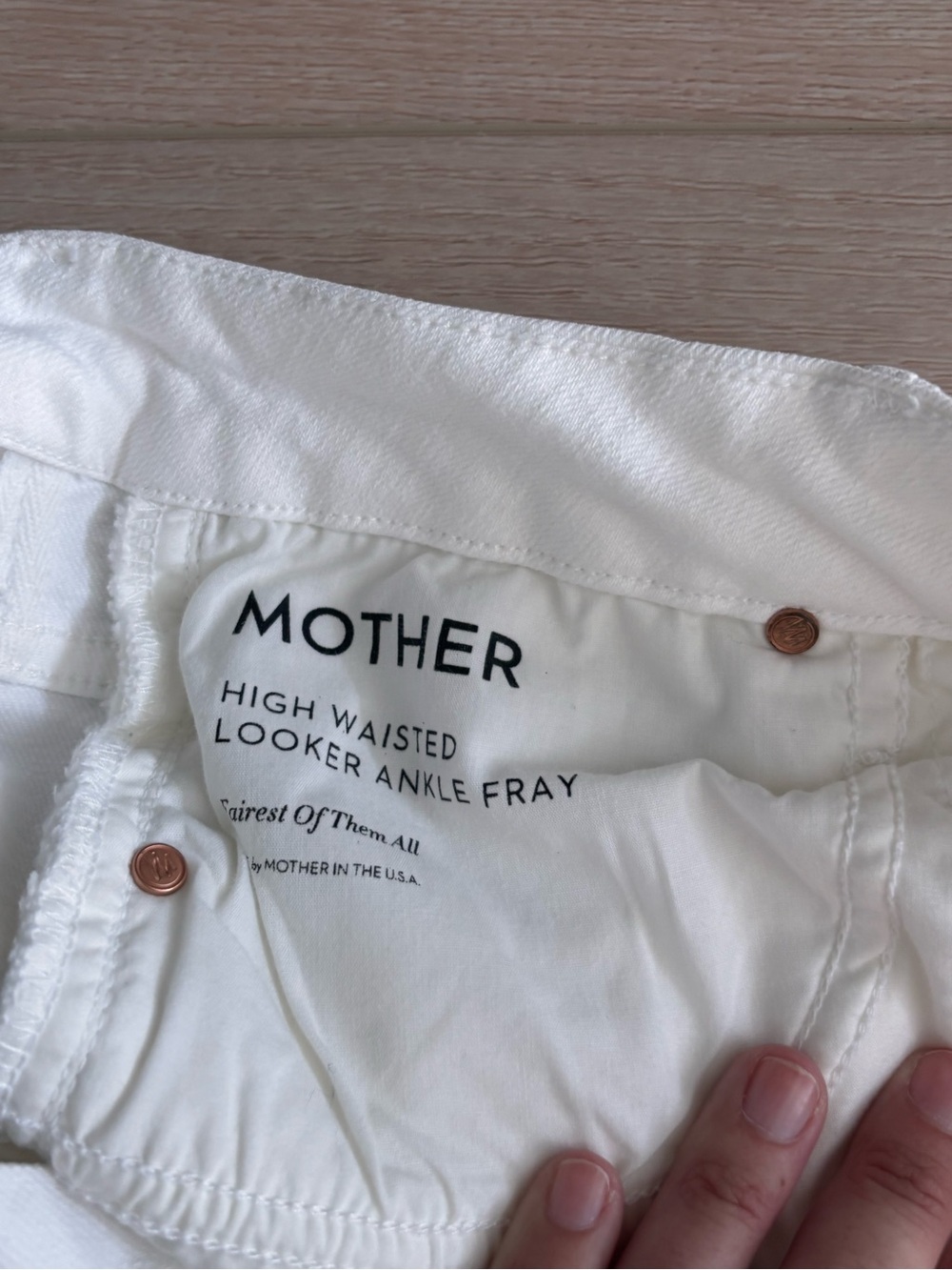 MOTHER White Skinny Jeans - Picture 3 of 3